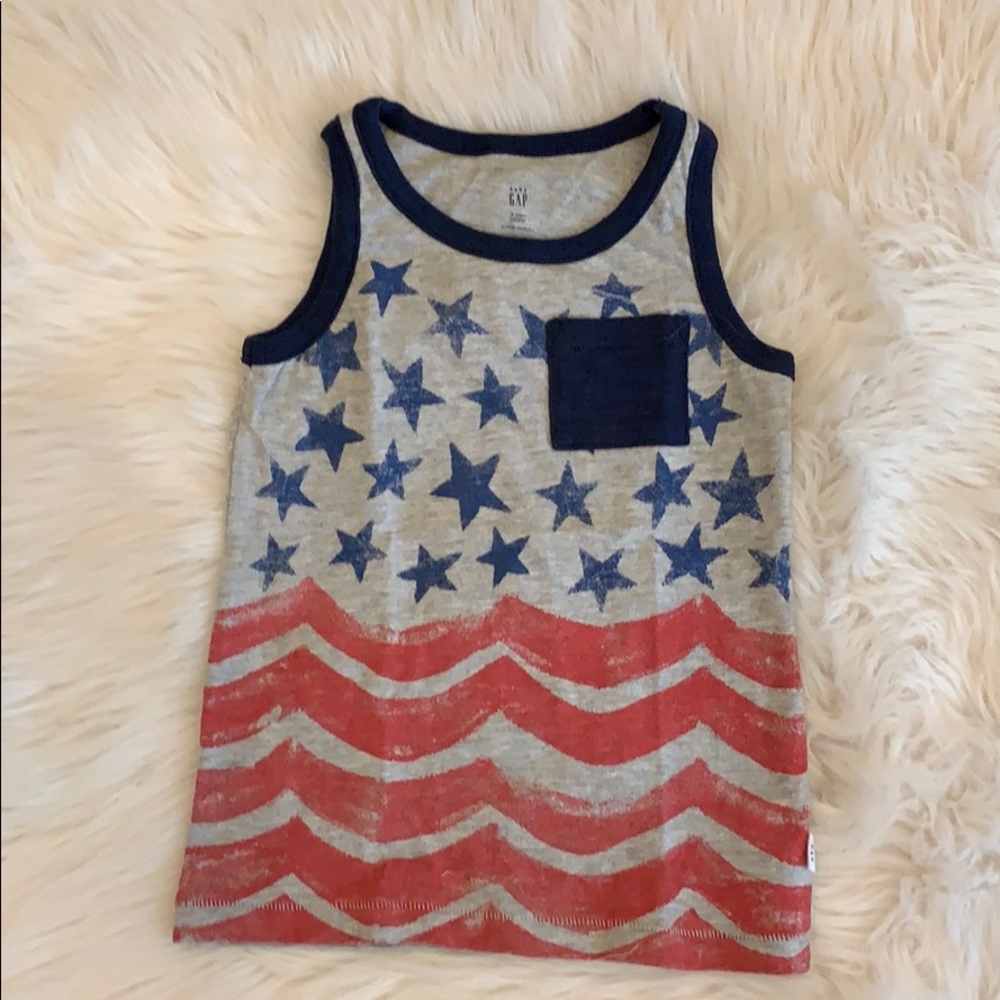 Baby Gap Star Spangle Banner tank top